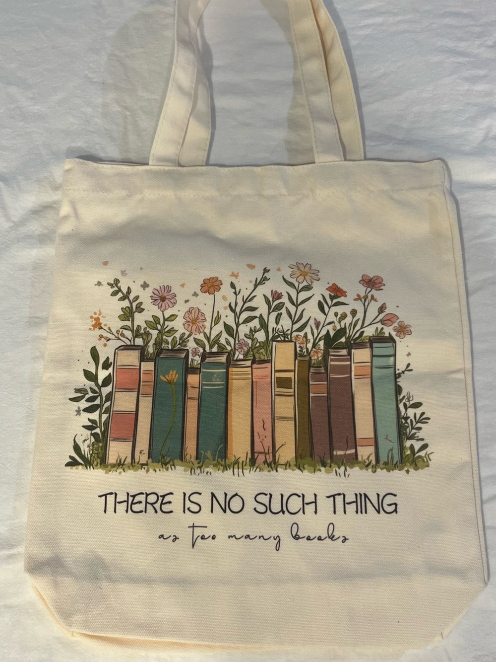 Canvas Book Tote Bag